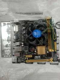 Комплект материнська плата Asus h81m-r rev. 1.00, i3 4130, 4 гб ОЗУ