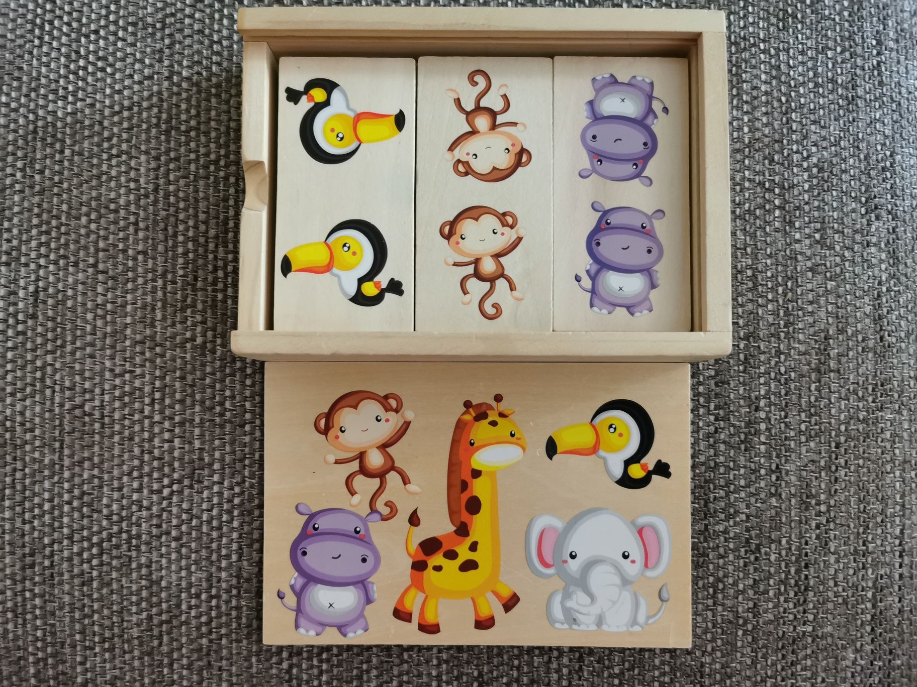 Drewniane domino Playtive Junior