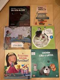 Livros infantis variados
