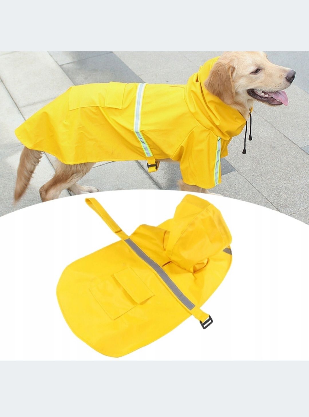 Wodoodporna kurtka przeciwdeszczowa dla psa