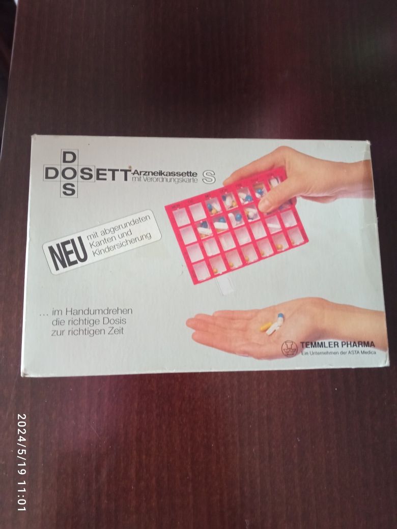 Kasetka tygodniowa na tabletii