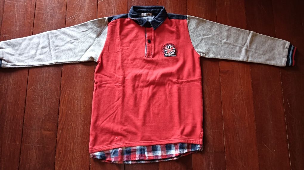 Polo vermelho infantil