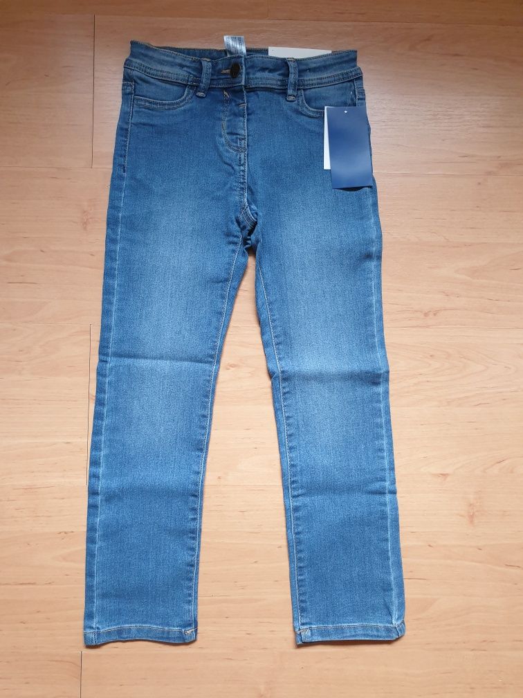 Spodnie jeansowe the straight C&A rozm.122 nowe, metka