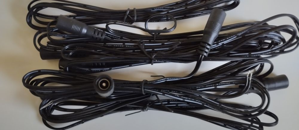 Штекер питания 2,1*5,5 22А (мама) со шнуром