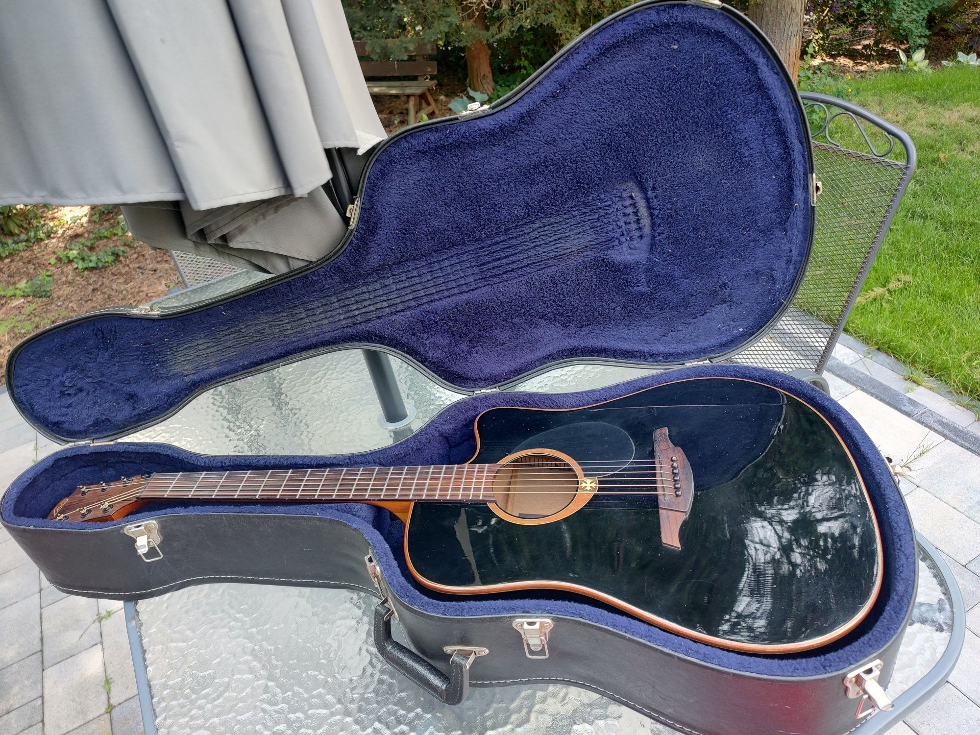 LAG T100DCE-BLK Stage gitara elektroakustyczna CASE superwygodna //
