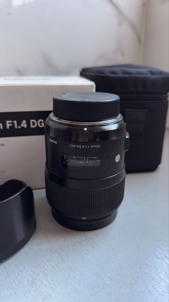 Objetiva sigma 35mm 1.4 para Nikon