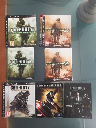 LOTE Capas e manuais ps1 / ps2 / ps3 / xbox