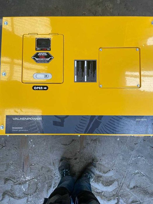 Agregat prądotwórczy, Valkenpower diesel nowy DG 6500 SE 5 kW