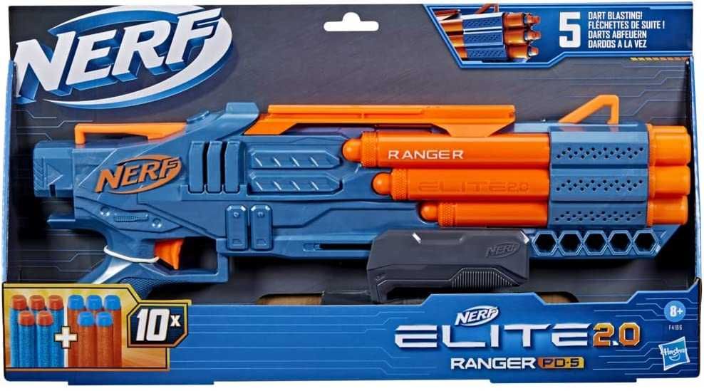 Бластер Nerf Elite 2.0 Ranger PD-5. Оригінал вінчестер Нерф Ренджер