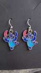 Brincos Stitch Aço Prateado
