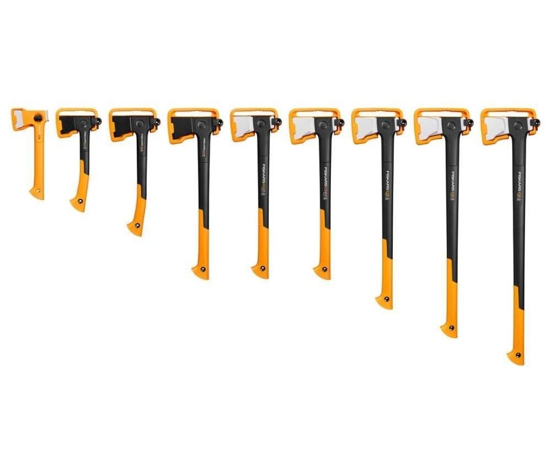 Набір сокира та точило Fiskars X-Series, чорний/помаранчевий, X7-XS