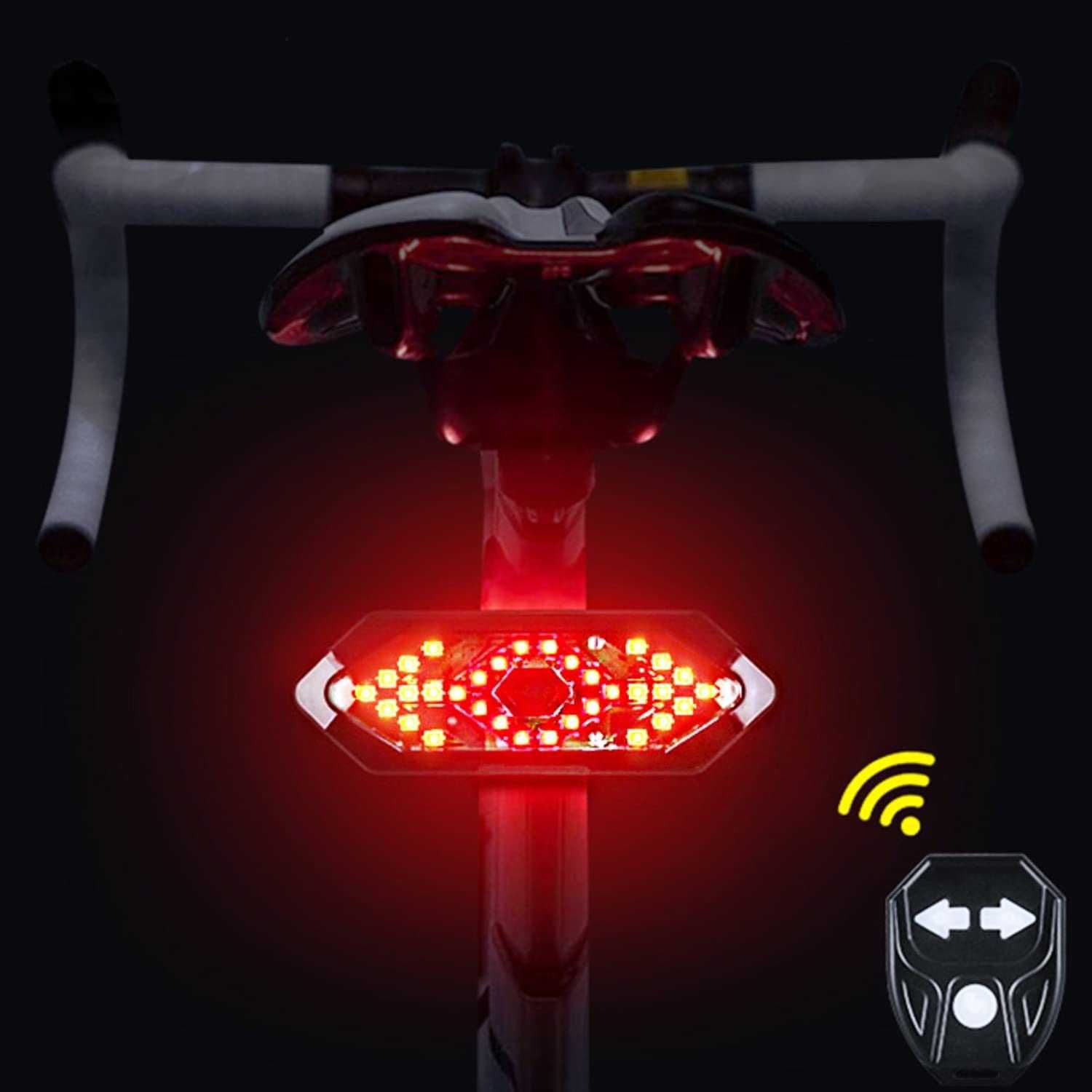 Piscas LED impermeável bicicleta trotinete bat.750mAh usb c/comando