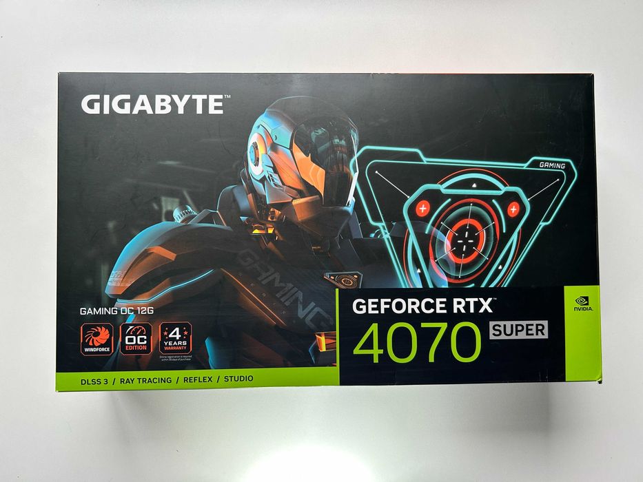 Відеокарта GIGABYTE GeForce RTX4070 SUPER 12Gb GAMING OC з гарантією