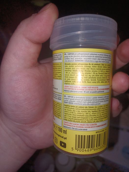 Ogłoszenie zarezerwowane (pokarmy)