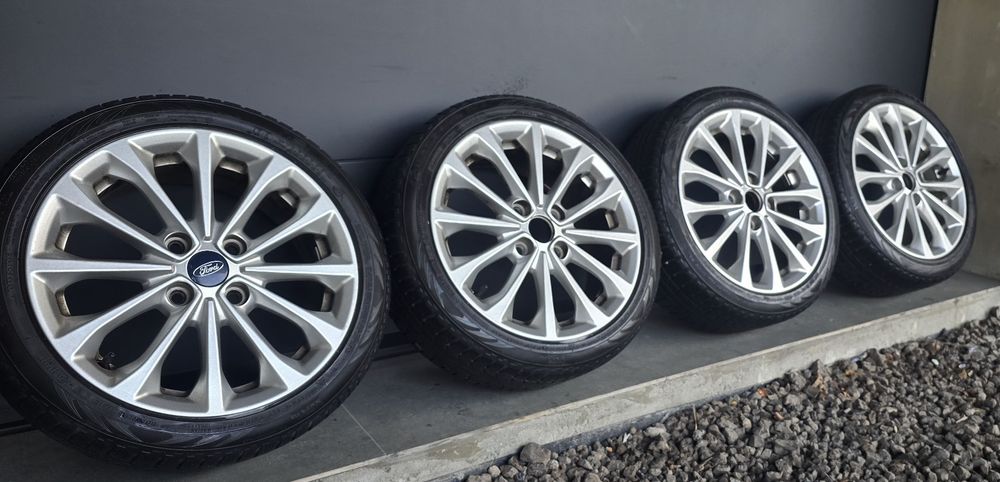 4x Koła 195 45 R16 Felgi 4x108 ET 47.5 Ford