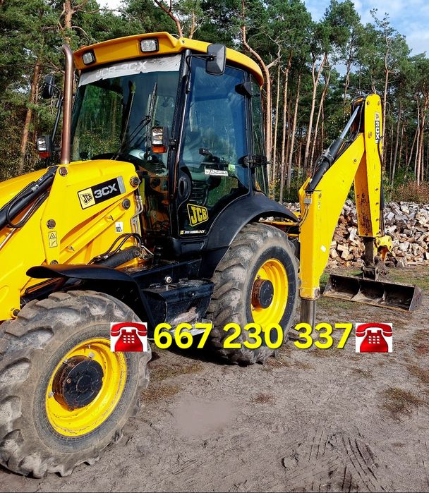 Usługi koparko ładowarka ,  koparka 18ton , minikoparka  ,wywrotka 8x8