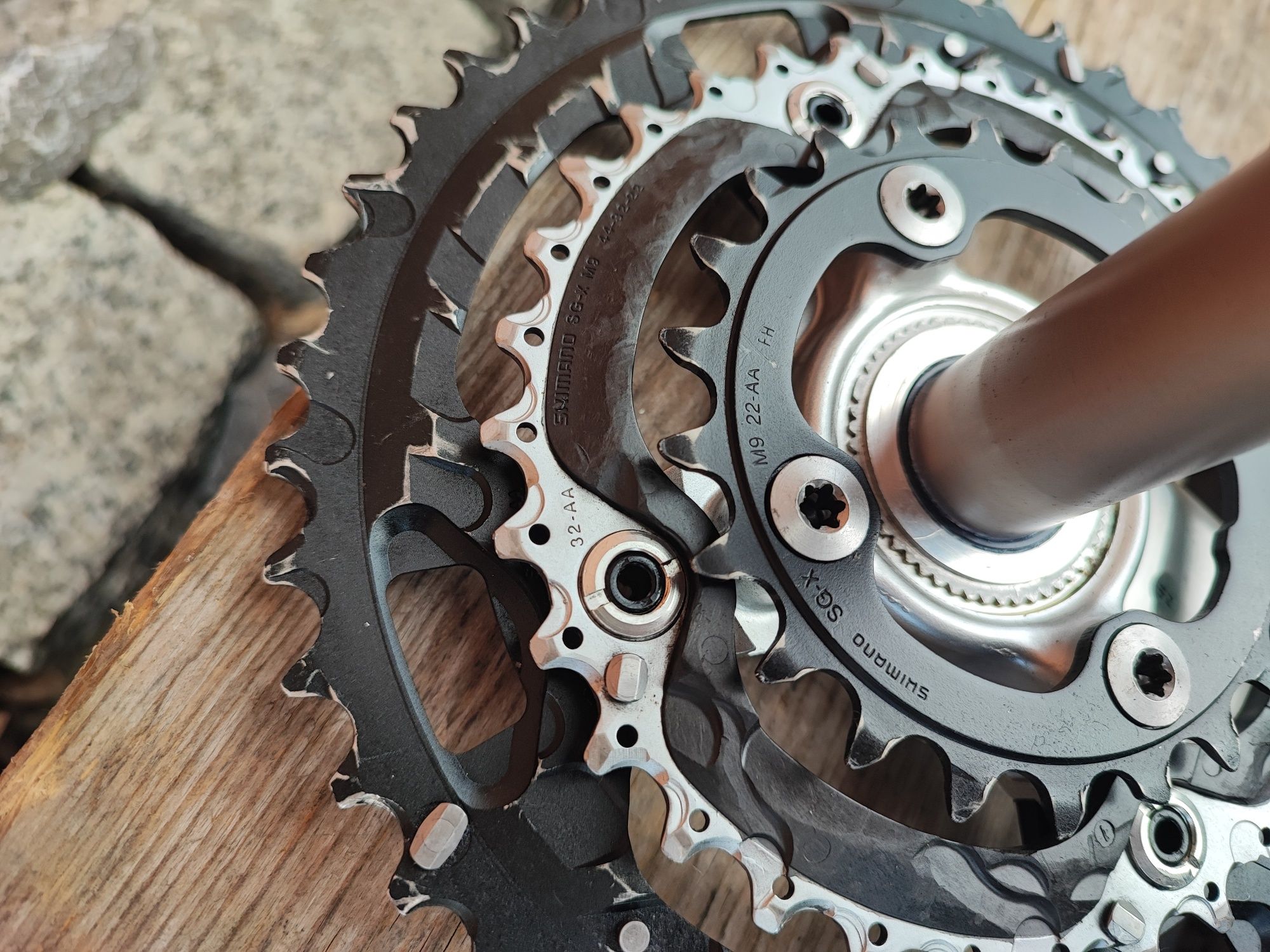 Korba rowerowa Shimano Deore XT M770 175mm Hollowtech 2 Retro MTB