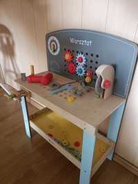 Warsztat zabawkowy drewnianny
