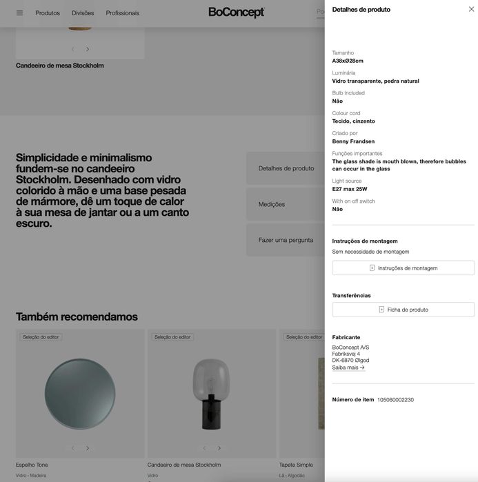 BoConcept Pendente Stockholm 2x