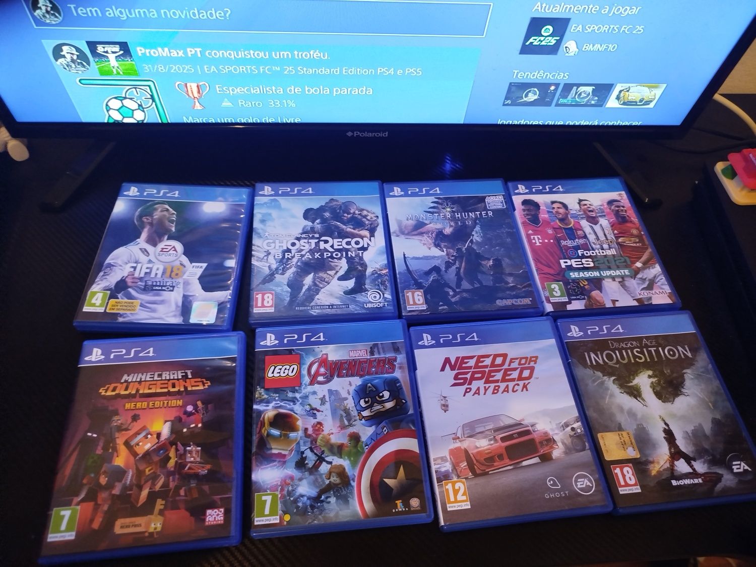 PS4 500 GB ( com Extras )
