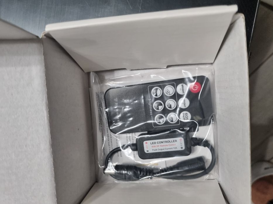 Taśma LED AXMOTUT 3m, Taśma LED COB, Ciepła biel 2700K, Taśma świetlna