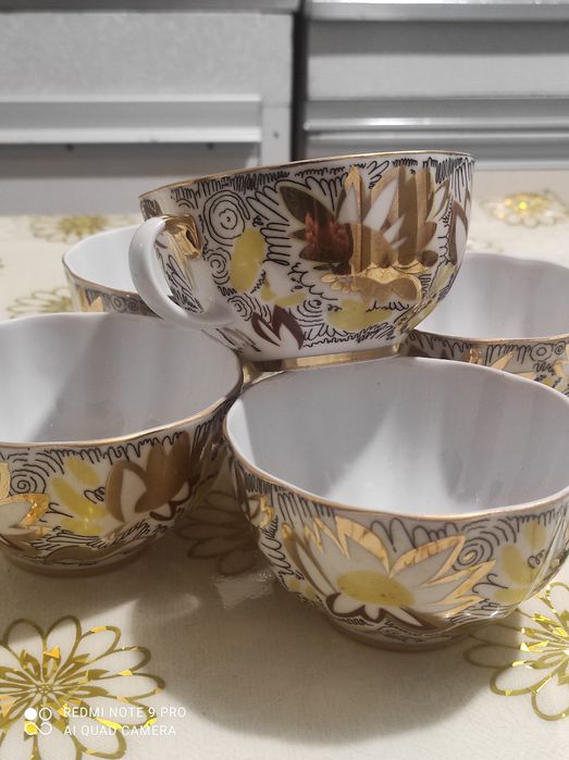 Золотые Ромашки ЛФЗ, 5 шт без блюдец