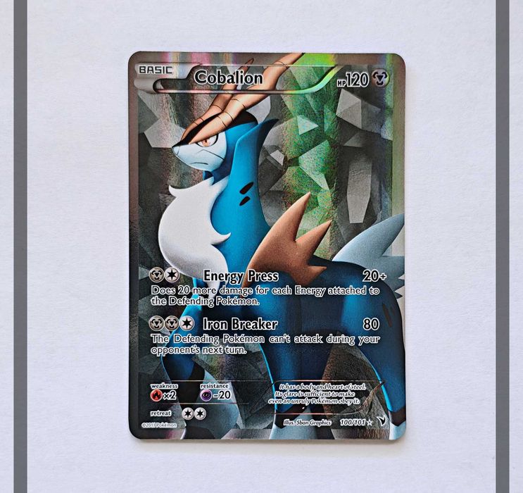 Cobalion 100/101 NVI Pokemon ENG-NM