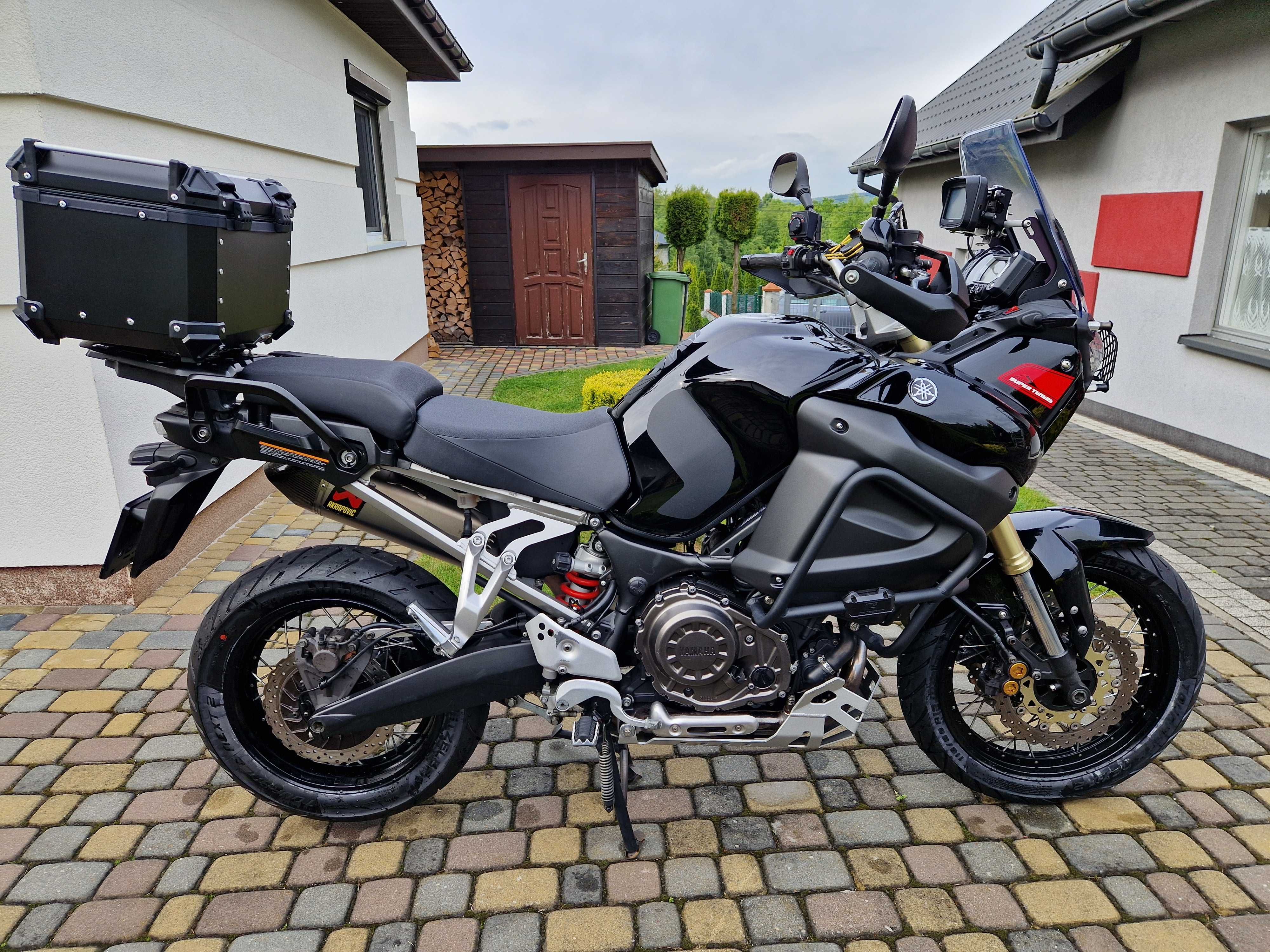 Yamaha Super Tenere 1200,Akrapovic-Tomtom-Nowe Metzeler-Po Serwisie