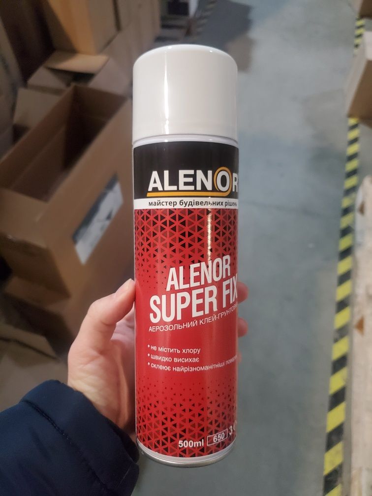 Аерозольний Клей Грунтовка Alenor Super Fix