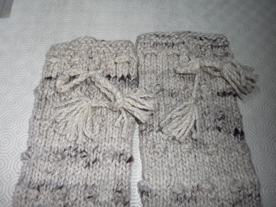 meias de lã artesanal NOVAS