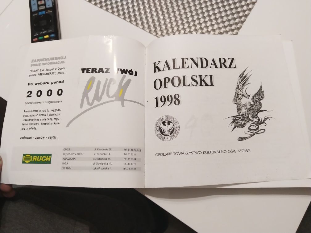 Kalendarz Opolski 1998