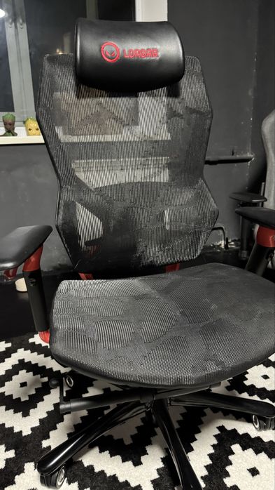 Крісло ігрове LORGAR Grace 855 (LRG-CHR855RB) червоно-чорний