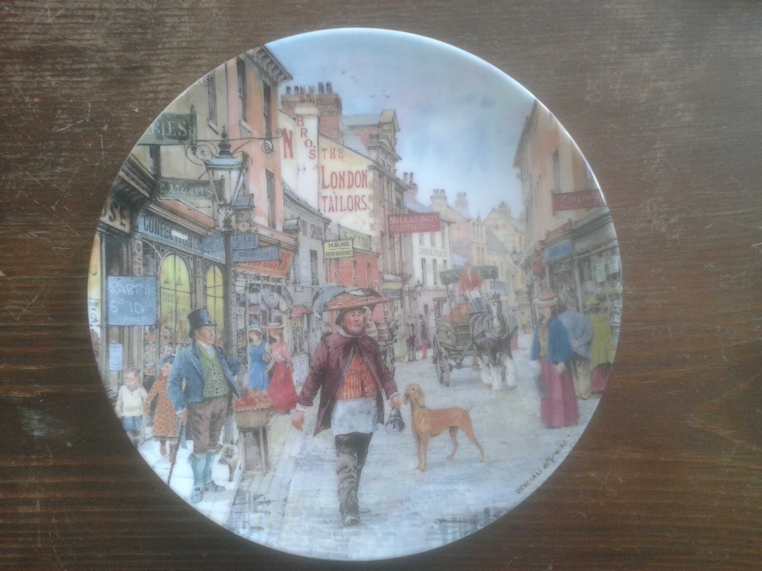 Talerze z porcelany Davenport Pottery By Brian Eden Made in England