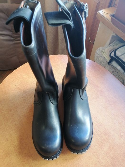 КОЖАНЫЕ сапоги армии ГДР-ФРГ 60-70хгоды новые