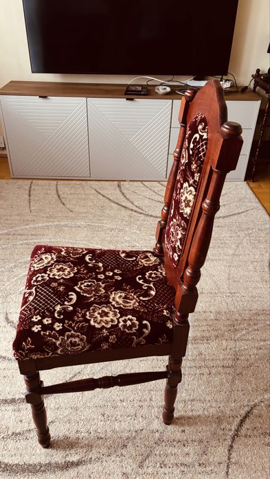 Duzy Stół rozkladany do salonu + 4 krzesła