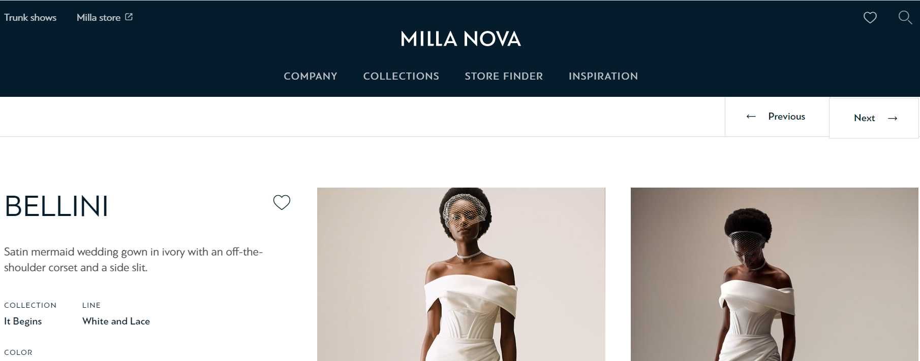 Весільна сукня Milla Nova