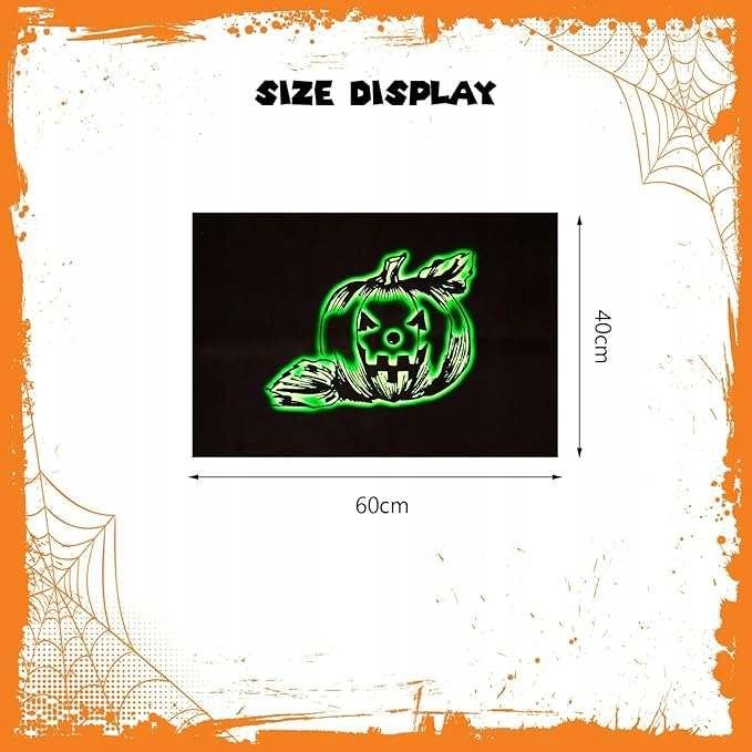 Wycieraczka Mata Podłogowa Na Halloween Świecąca W Ciemności 40X60Cm