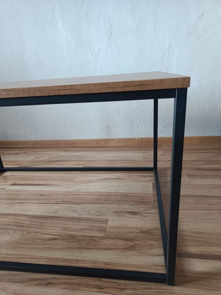 Ława stolik loft industrial industrialny buk metal