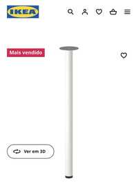 4 Pernas secretária IKEA (ADILS) brancas