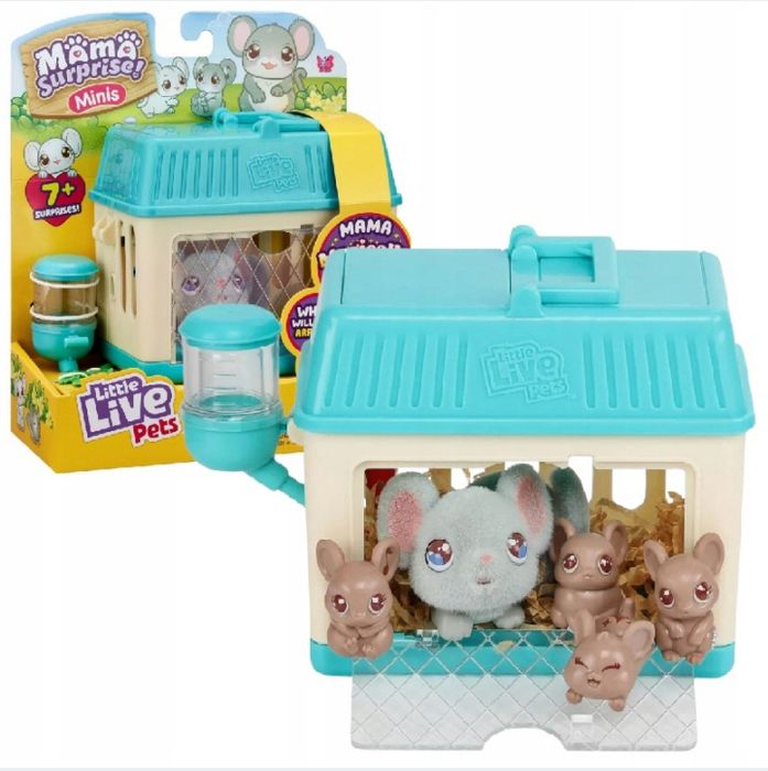 Zestaw Moose Toys Little Live Pets Mama Surprise! Mini Mała Mysz