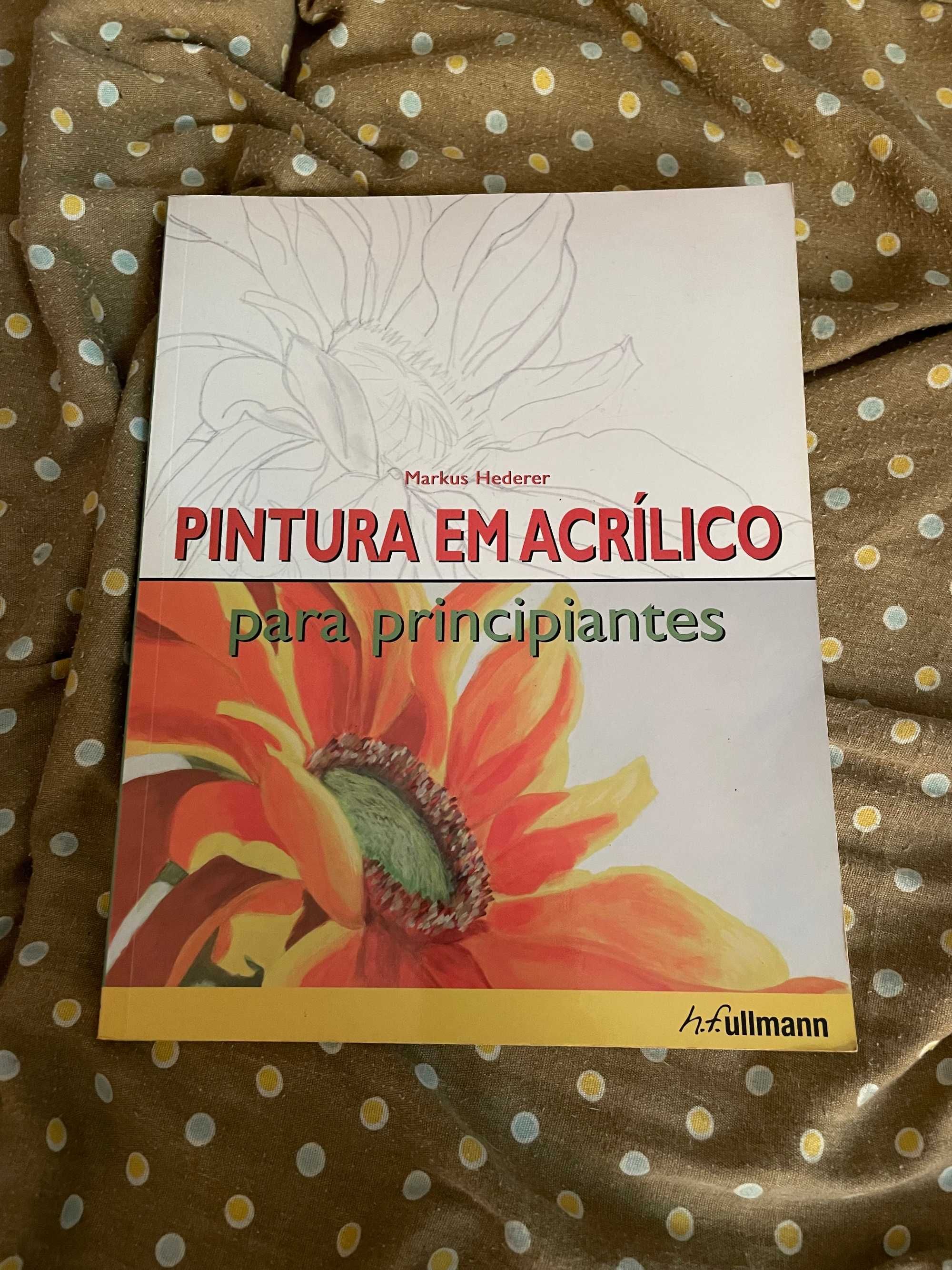 Livro sobre Pintura em Acrílico