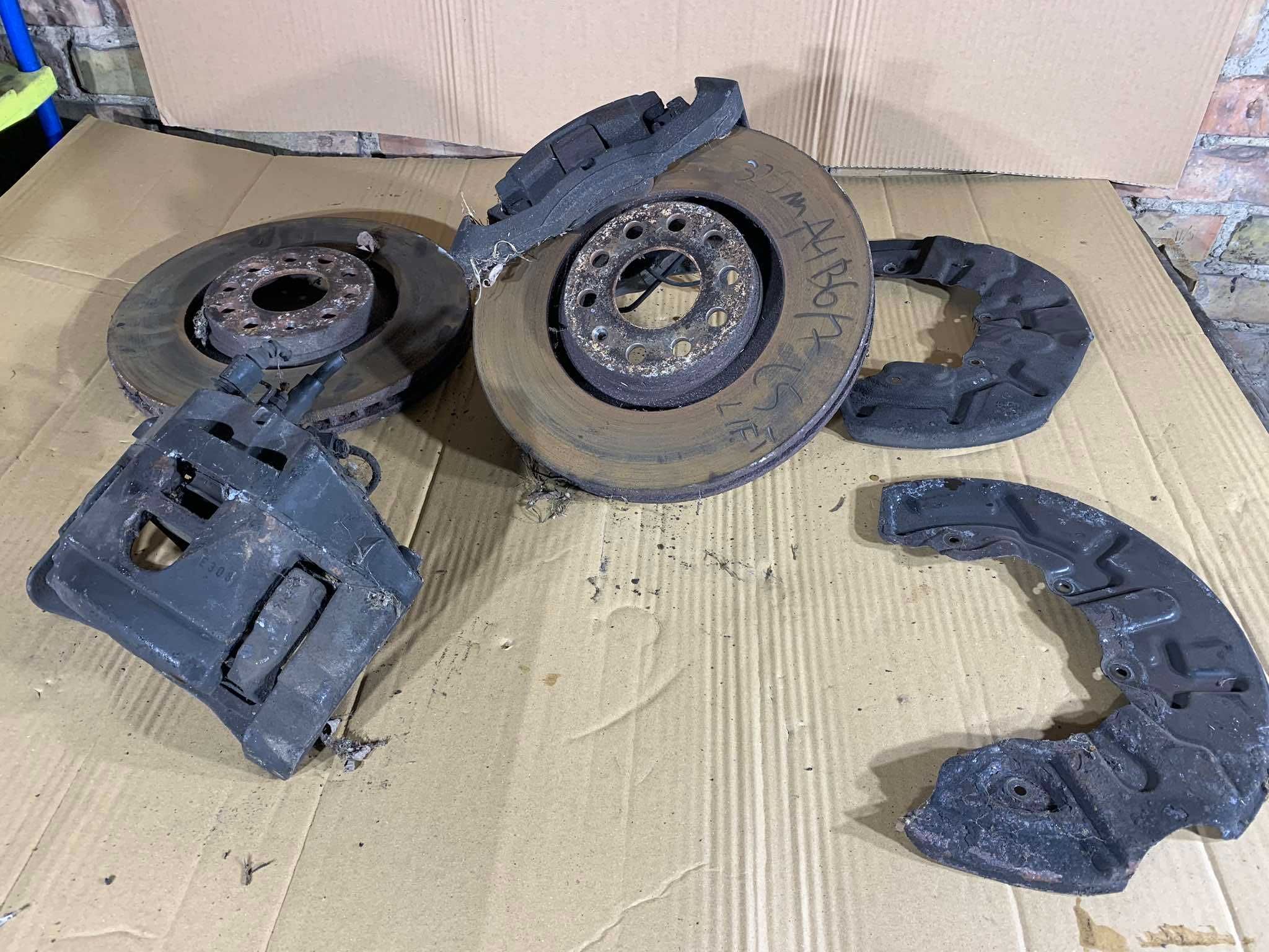tarcze jarzma zaciski swap 312mm audi a6 c5 lift a4 b6 b7