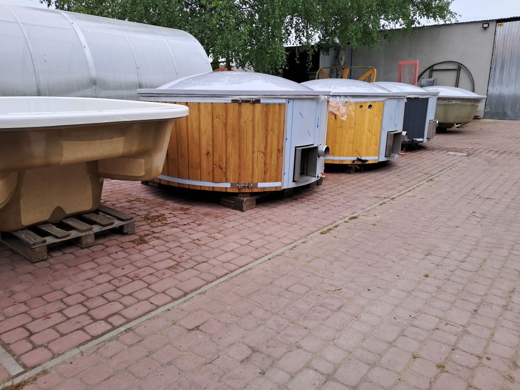 Balia ogrodowa , Jacuzzi,  ruska bania basen pompa ciepła