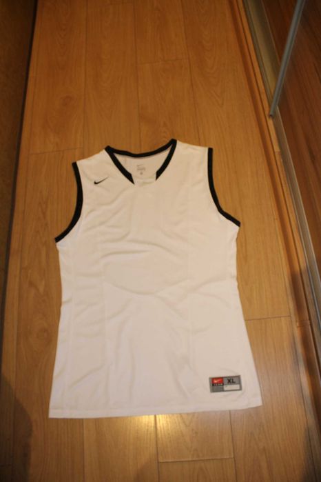 Świetna koszulka koszykarska,męska,NIKE,roz.L/XL,biała