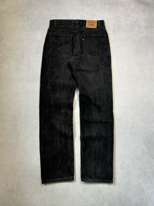 Винтажные джинсы Levi’s 505 made in Mexico черные мужские (оригинал)