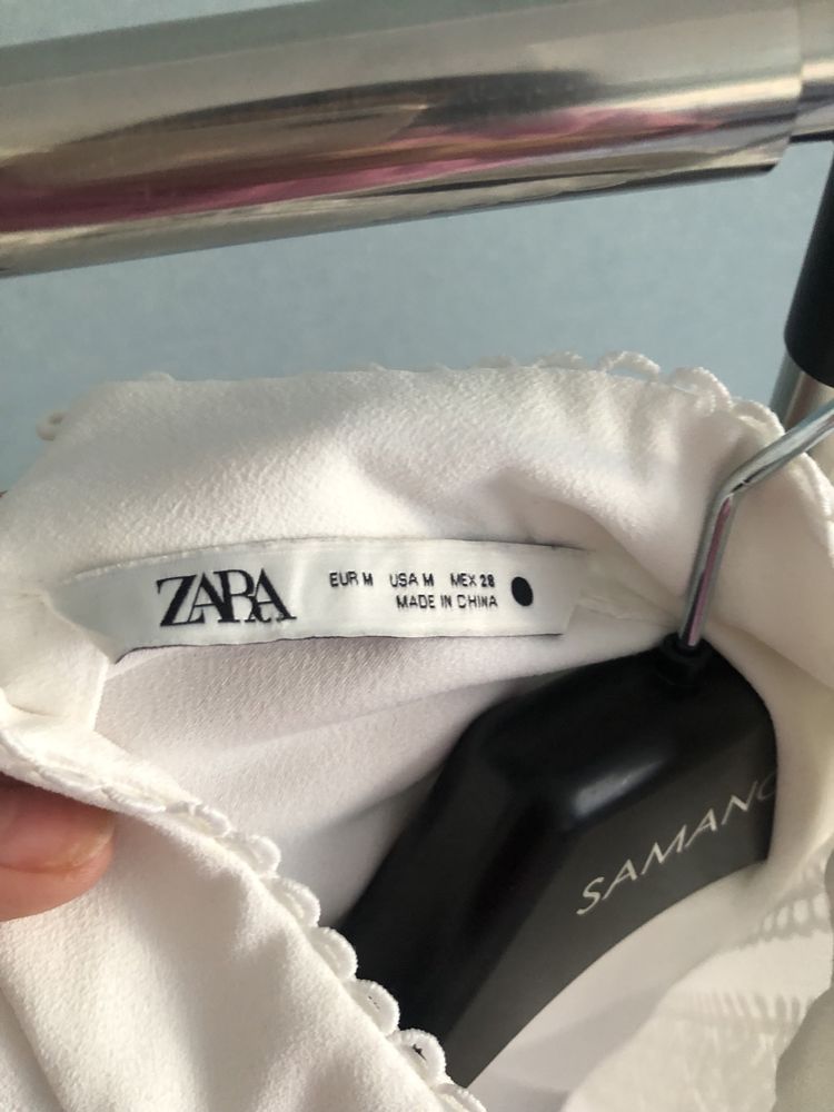 Блузка жіноча з вишивкою Zara,блуза женская Zara
