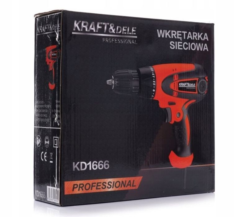 Wkrętarko Wiertarka Elektryczna  Bezudarowa SIECIOWA 900W