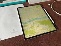 iPad Pro 4 12,9 cala wifi + Pencil + folia paperlike + etui + kabel