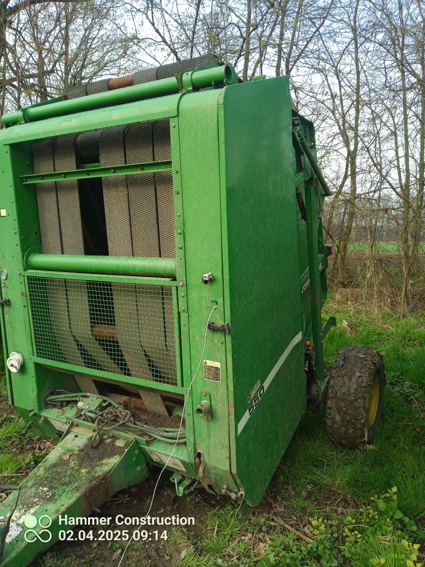 Prasa John Deere 550 części