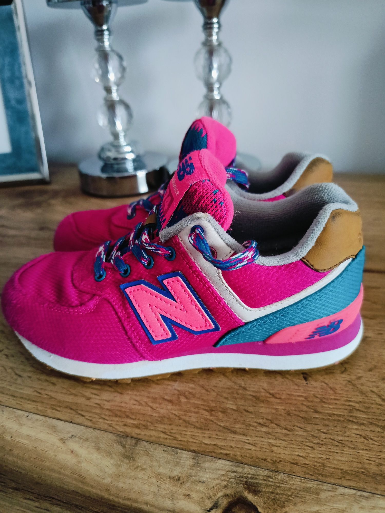 Buty New Balance 574 różowe 30